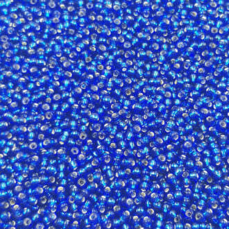 Toho seed beads Silver-Lined Cobalt TR-11-28