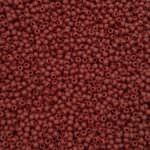 TOHO Round Seed Beads 11/0 Opaque-Frosted Oxblood TR-11-46F