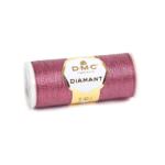DMC Diamant - Metallic Embroidery Thread, Pink 380-D316, 35m