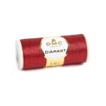 DMC Diamant - Metallic Embroidery Thread, Red 380-D321, 35m