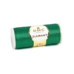 DMC Diamant - Metallic Embroidery Thread, Green 380-D699, 35m