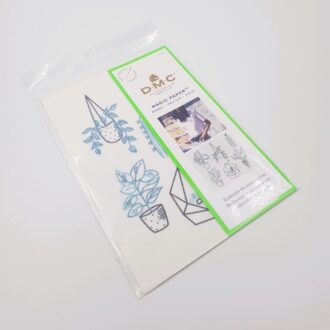 FC100, DMC Magic Paper Pre-Printed Needlework Designs-Cactus - Embroidery