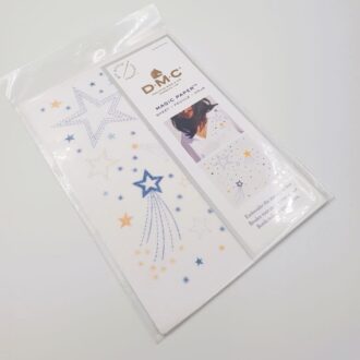 FC114, DMC Magic Paper Water-soluble embroidery base with printed design