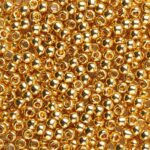 TOHO Round Seed Beads 11/0 Metallic 24K Gold Plated, TR-11-712