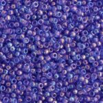 TOHO Round Seed Beads 15/0 Transparent-Rainbow Sapphire, TR-15-178