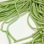 French Wire Cut Twisted Wire Goldwork Embroidery Bullion Metallic thread Light Green K5018