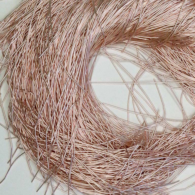 Smooth French Wise Metallic thread glossy K5026