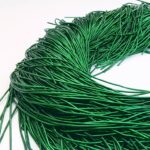 Smooth French Metallic Wire Goldwork Embroidery Metallic thread glossy Emerald Green K5036
