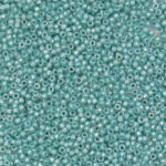 TOHO Round Seed Beads 15/0 Opaque-Lustered Turquoise TR-15-132