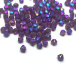 5328 Swarovski Xilion Beads (bi-cone) Cyclamen Opal Shimmer 2x, 10pcs