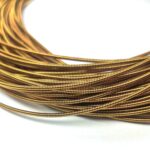 Stiff French Wire, 1-1.25mm diameter, Antique Gold Color, KS3088