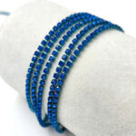 Стразовая цепь, окрашенная в один цвет: Королевский синий, SS6
