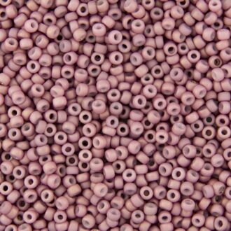 TOHO Round Beads 8/0 Opaque-Pastel-Frosted Light Lilac TR-08-766