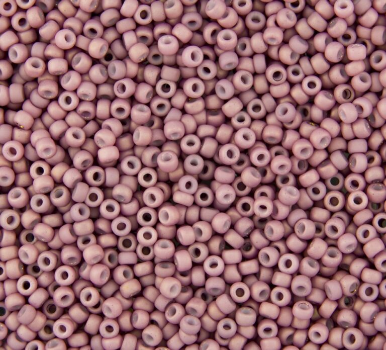 TOHO Round Beads 8/0 Opaque-Pastel-Frosted Light Lilac TR-08-766