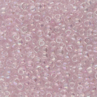 TOHO Round Beads 8/0 Transparent-Rainbow Pink TR-08-1844