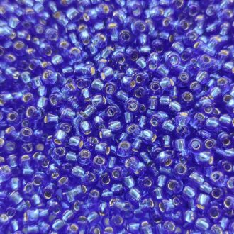TOHO Round Beads 8/0 Silver-Lined Sapphire TR-08-35