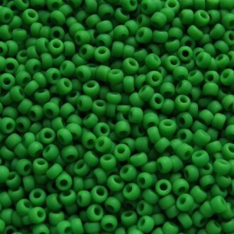 TOHO Round Beads 8/0 Opaque-Frosted Mint Green TR-08-47F
