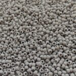 TOHO Round Beads 8/0 Opaque-Frosted Gray TR-08-53F