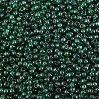 TOHO Round Beads 8/0 Transparent Green Emerald TR-08-939