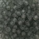 TOHO Round Beads 8/0 Transparent-Frosted Light Gray TR-08-9F
