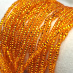 Preciosa-Ornela Rocailles Seed Beads 10/0 Silver Lined Light Orange Crystal #97000