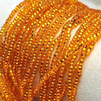 Preciosa Rocailles 10/0 Silver Lined Light Orange Crystal #97000