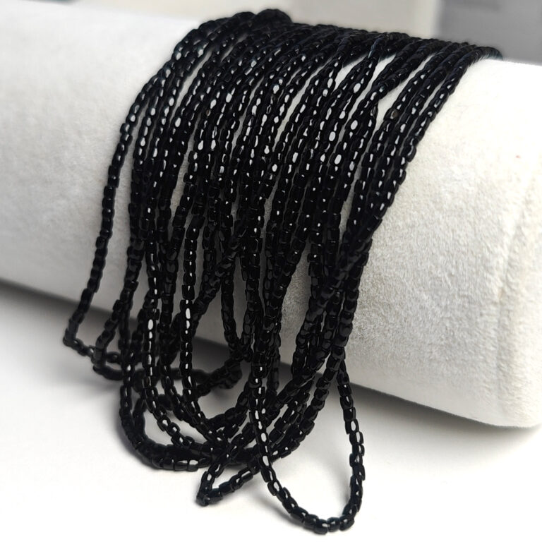 Preciosa-Ornela Faceted Beads 10/0, Black #23980