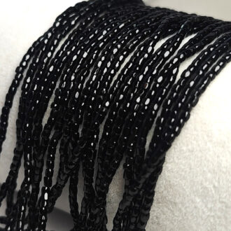 Preciosa-Ornela Faceted Beads 10/0, Black #23980